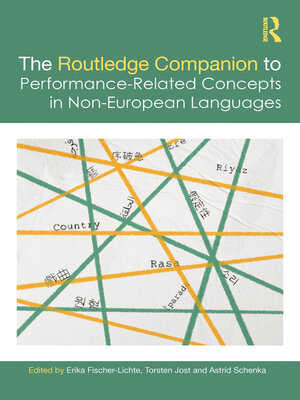 cover image of The Routledge Companion to Performance-Related Concepts in Non-European Languages
